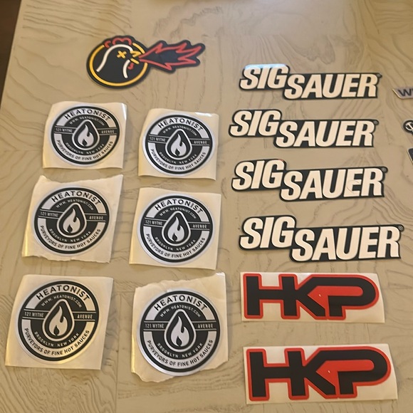 Sticker Collection with Various Logos - Picture 2 of 4